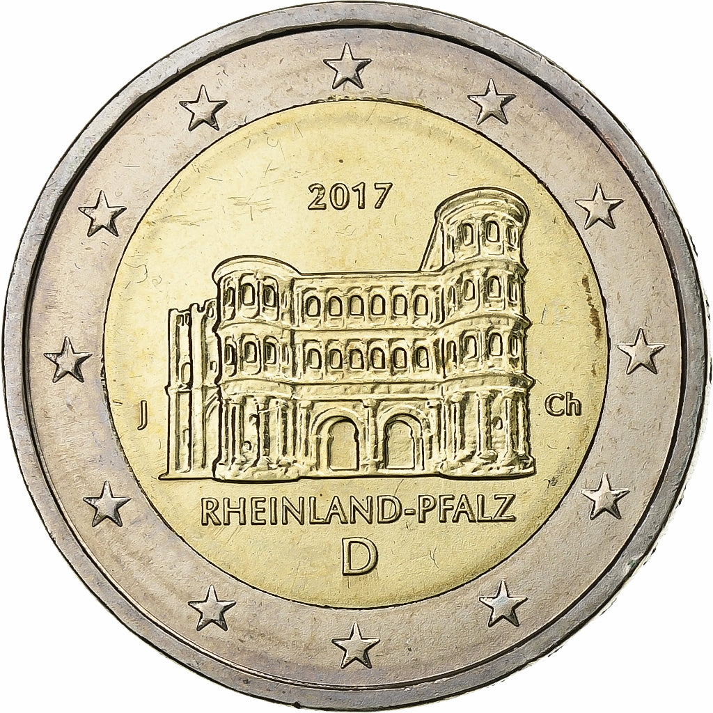 Alemania,
inductancia,
2 euros