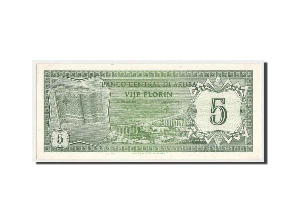 Billete de Aruba, 5 florines