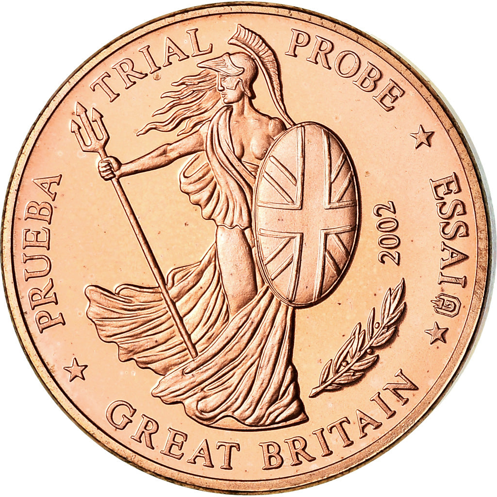 Gran Bretaña,
2 céntimos de euro,
2002