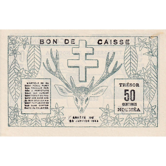 Billete de Nueva Caledonia,

50 cm
