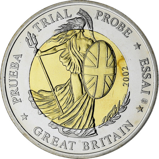 Gran Bretaña,
 
 2 euros,
 
 Fantasía-Euro-Muster