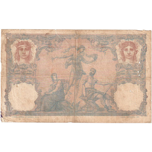 Madagascar,

100 francos,

1893