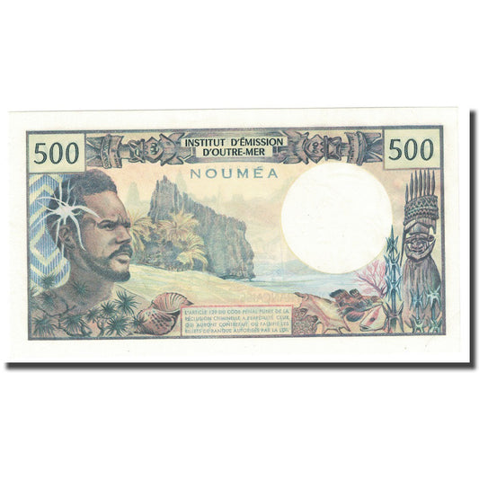 Billete de Nueva Caledonia, 500 francos