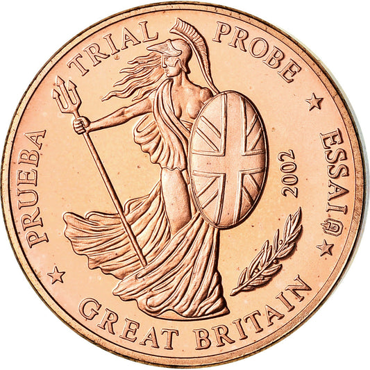 Gran Bretaña,

2 céntimos de euro,

2002