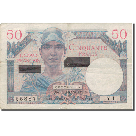 Billete de banco, Francia,

50 francos