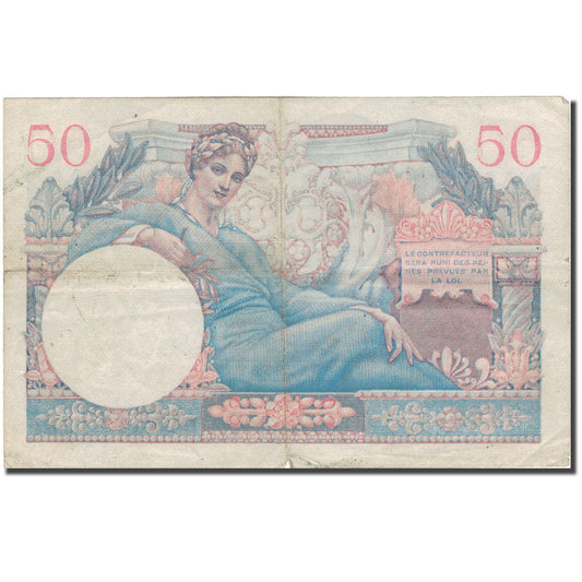 Billete de banco, Francia,

50 francos